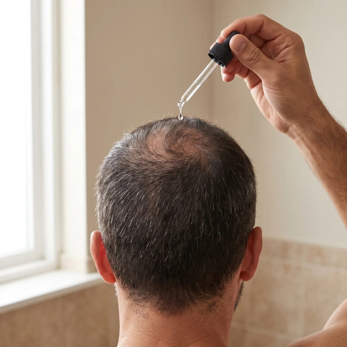 TREVO Barrier-Repair Scalp Serum in use